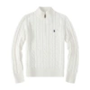 With zipper, white, with a zipper