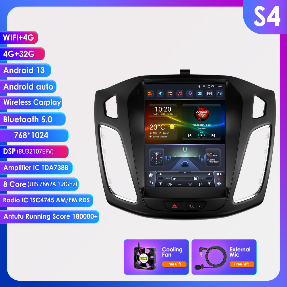 7862 4+32G WIFI +4G LTE version carplay eight cores