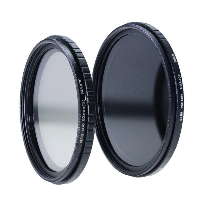 可调ND2-400减光镜 单反微单相机可变中灰密度滤镜 手机摄影滤镜