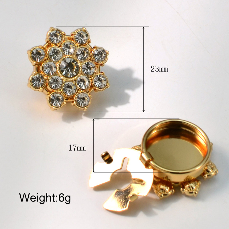 Button coverメーカークロスボーダーシャツカフスカフス花柄花柄飾りボタンカバー|undefined