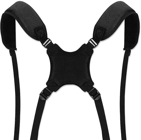Golf bag straps cross-adjustment effort-saving shoulder straps