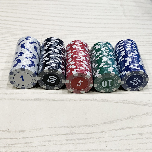 Manufacturer supplies large quantities of 500 pieces of 11.5g chip sets with digital chips in aluminum boxes for mahjong chess and cards