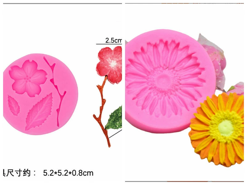 Fondant, acrylic clay, aromatherapy, silicone mold, DIY, set