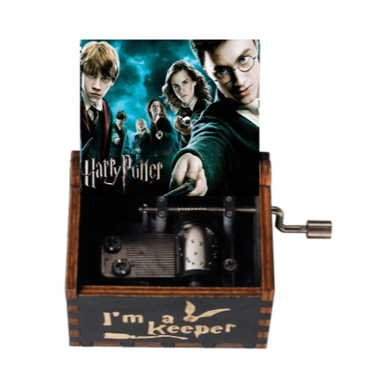 源工場ハリーポッターハイドウェイ手揺れ木製オルゴールミニオルゴールクリエイティブ誕生日プレゼント