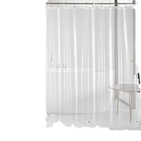 Cortina de ducha invisible, suministro transfronterizo de Amazon, cortina de separación seca y húmeda, partición para el hogar, tela impermeable, cortina perforada sin agujeros