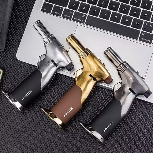 Cross-border supply source JOBON529A windproof butane lighter metal welding torch spray gun outdoor ignition tool