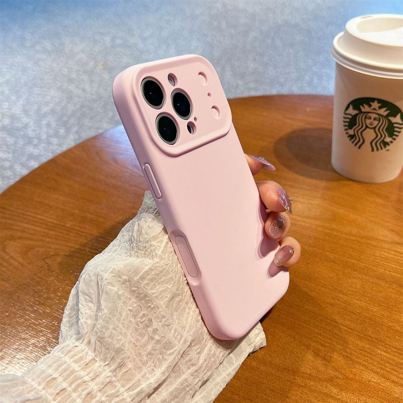 秒变17适用苹果16promax手机壳液态硅胶iphone16镜头全包防摔壳女|undefined