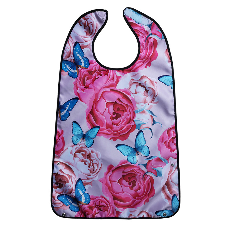 Suministro transfronterizo de Amazon Venta caliente babero para los ancianos comiendo babero de enfermería babero adulto en stock