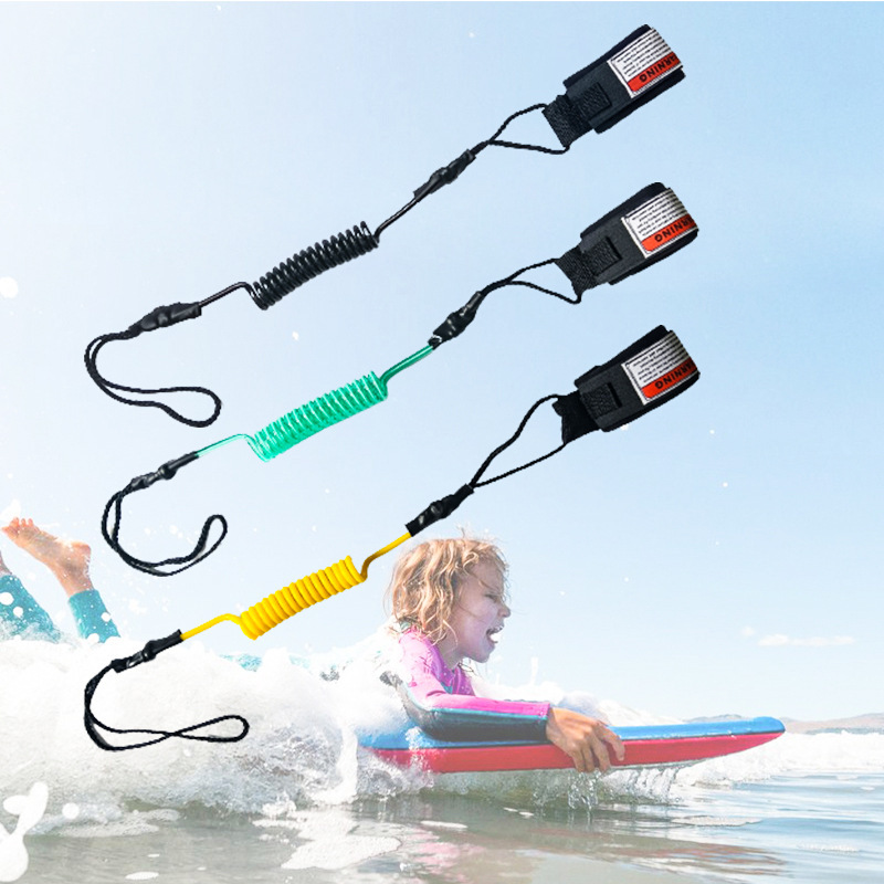 Factory in stock inflatable water skiing board TPU safety hand rope Heat Shrinkable simple traction rope surfboard tied hand rope