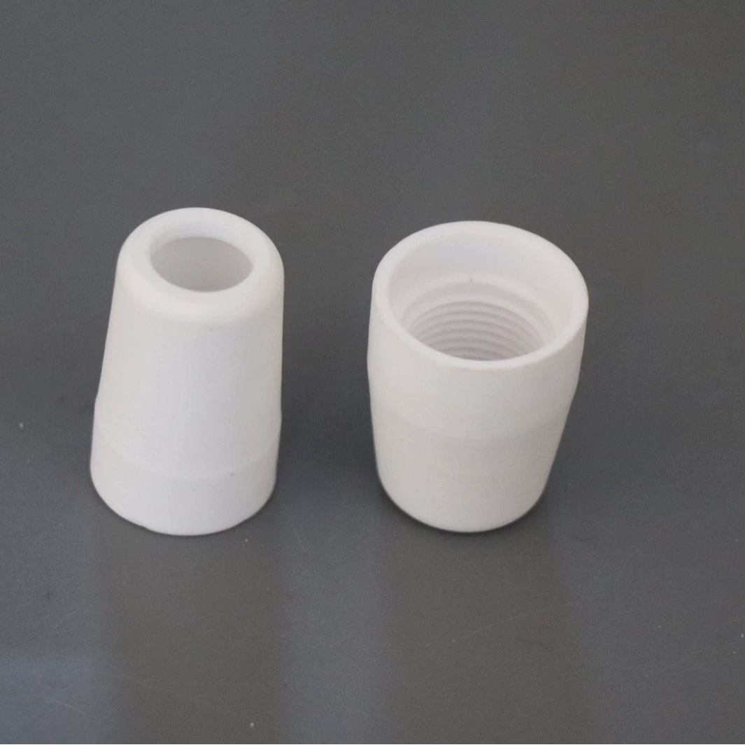 Оптовая продажа аксессуаров для плазменной резки Ceramic protective cover East 60 ME50 Panyang 60 ceramic mouth raw material