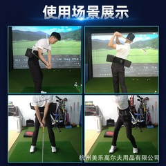 Miller's patented golf swing training device waist turn assistant teaching waist turn detection box Dbox