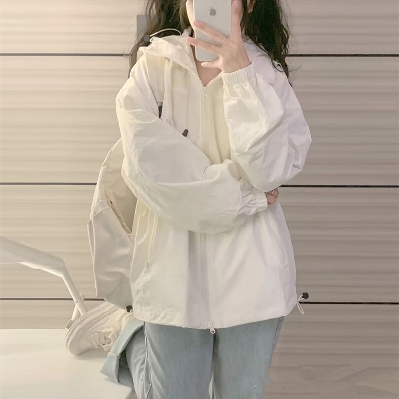 Small Chic Sun Protection Clothing for Women, Thin Short Outwear, 2024 Summer New Hot Style Sun Protection Clothing Jacket