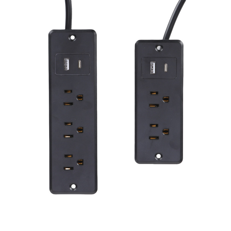 嵌入式美规桌面家具办公插座USB-TYPE-C插座美式排插美式认证齐全|undefined