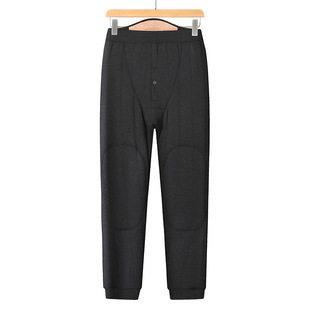 Fat Guy 2024 Winter Thick Men's Extra Large Size High Waist Thickened Wool Pants Men's Fat Men's Cotton Pants