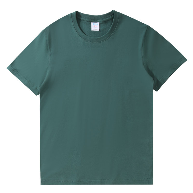 200グラム精櫛純綿丸襟半袖広告シャツtシャツカスタムロゴ班服作業服文化シャツカスタム|undefined