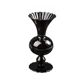 European-style flower arrangement living room table decoration mid-ancient black nitrate glass vase high-grade ins style
