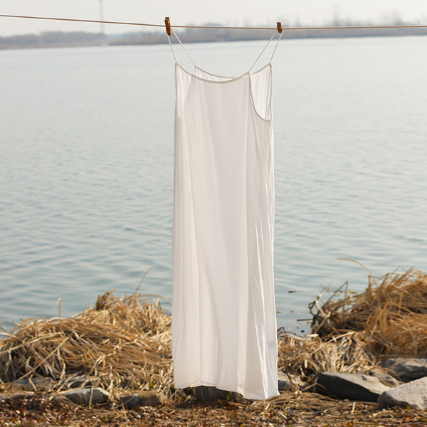 Summer base long slip dress