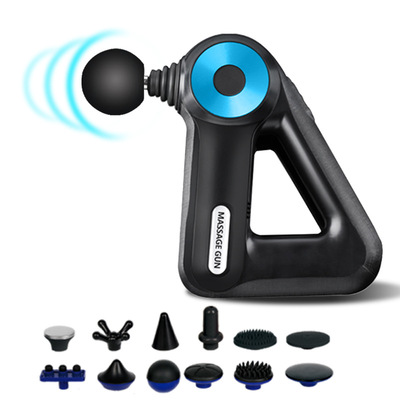 2021外贸六档筋膜抢三角形无线筋膜枪按摩肌肉放松筋膜仪源头厂家|ms