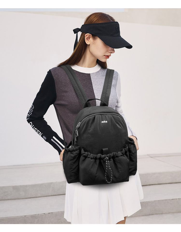 Jiaoxia's new model 2025 lightweight expandable women's backpack travel waterproof outdoor backpack mother bag large capacity