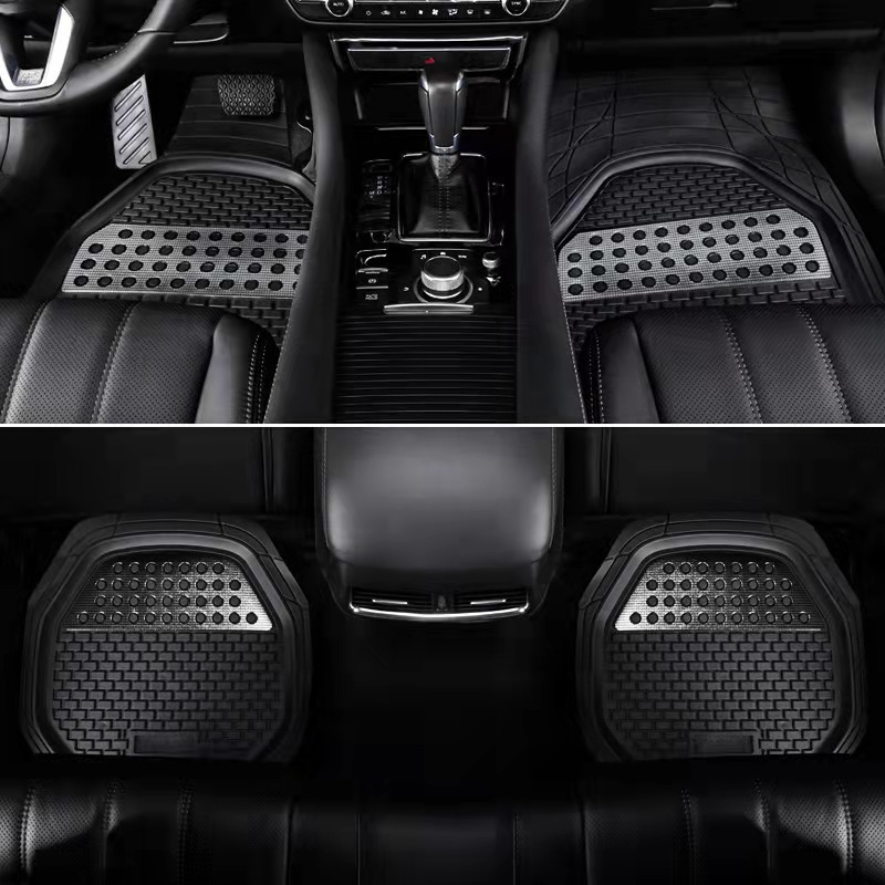 El Comercio exterior transfronterizo coche universal pie estera PVC diamante cuenca pie estera Conjunto de 4 piezas de 5 piezas Amazon AliExpress