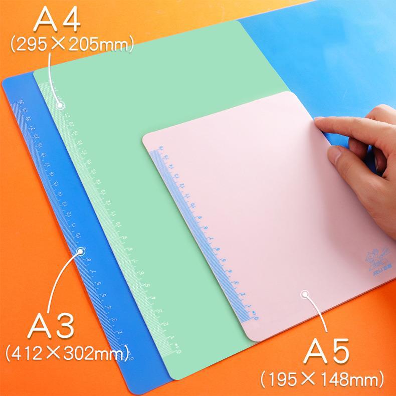 Jerry almohadilla de examen jalea multi-color copia tablero multi-tamaño almohadilla de escritura estudiante papelería escritura almohadilla suave