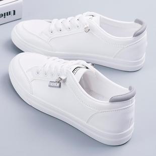 2025 Summer White Shoes Breathable New Women's Shoes Flat Bottom Versatile Popular Sports and Leisure Sneakers Canvas Spring and Summer Models