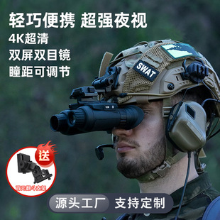 Factory Adjustable Interpupillary Distance Helmet Type Naked Eye 3D Imaging Myopia and Farsightedness Adjustment High-Definition Night Vision Telescope Manufacturer