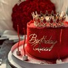 Cross -border INS Wind Birthday Princess Yayli Cake Side Decoration Queen Birthday Happy Birthday Cake Decoration