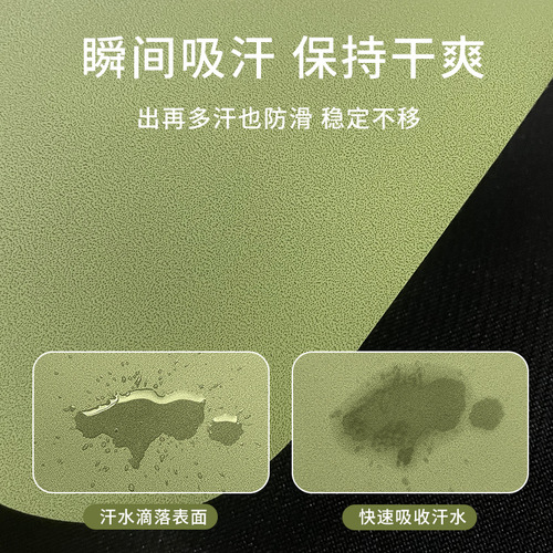Matte PU natural rubber yoga mat, non-slip, wear-resistant, shock-absorbing, sports, dance, fitness, rich mat, home wholesale