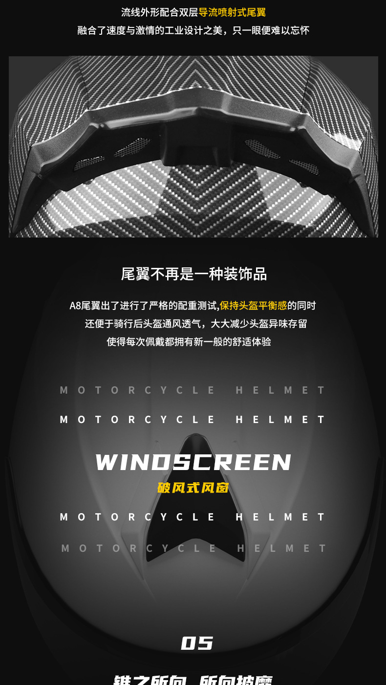 Ad Electric Motorcycle Helmet for Men and Women All Seasons Bluetooth 3C Certified Motorcycle Full-Face Helmet Cycling Dot Safety Helmet