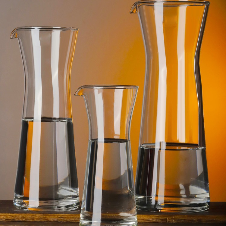 Ocean Glass pequeño dispensador de vino doméstico vino tinto y blanco botella de vino extranjero bebida de jugo de frutas sin mango