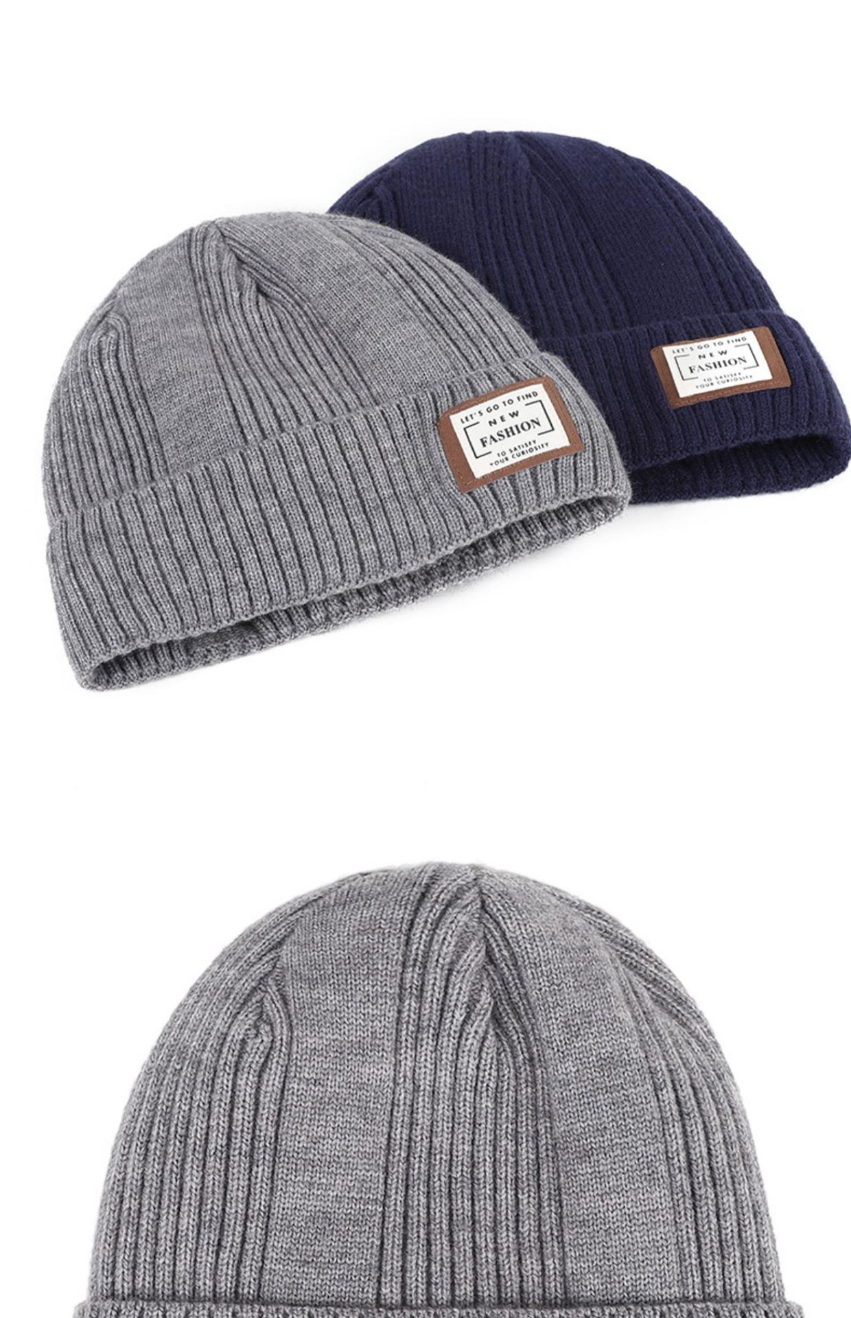 Chapeau d'extérieur extra épais pour homme, bonnet d'hiver en laine cachemire avec pull thermique en cachemire, bonnet en coton tricoté, chapeau résistant à l'hiver_voghion.com