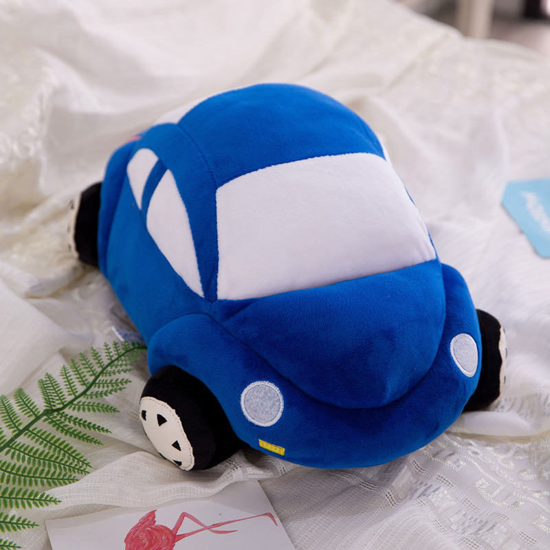 Simulation Cartoon Car Plush Toy Pillow Children's Birthday Gift Doll Sofa Ornaments Gift Doll Batch