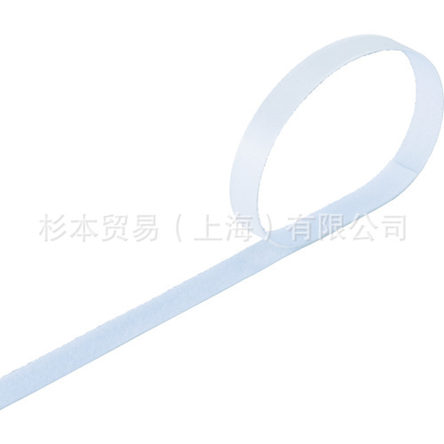 TRUSCO 魔术带®绑带 双面宽 20mm X 长 30m 白色 MKT-20W-W
