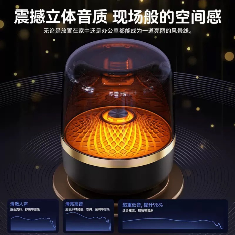 现货工厂直销哈曼卡顿琉璃4代音响华强北同款无线TWS串联蓝牙音箱|undefined