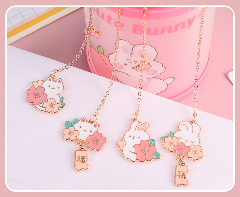 Sakura Rabbit Bookmark