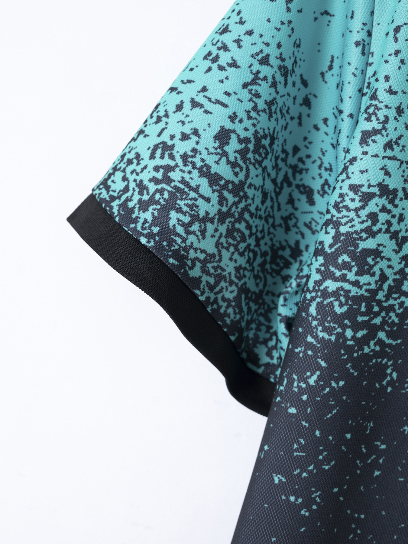 Polo estiva da uomo Ins, maglietta sportiva con stampa sfumata, tie-dye e asciugatura rapida_voghion.com