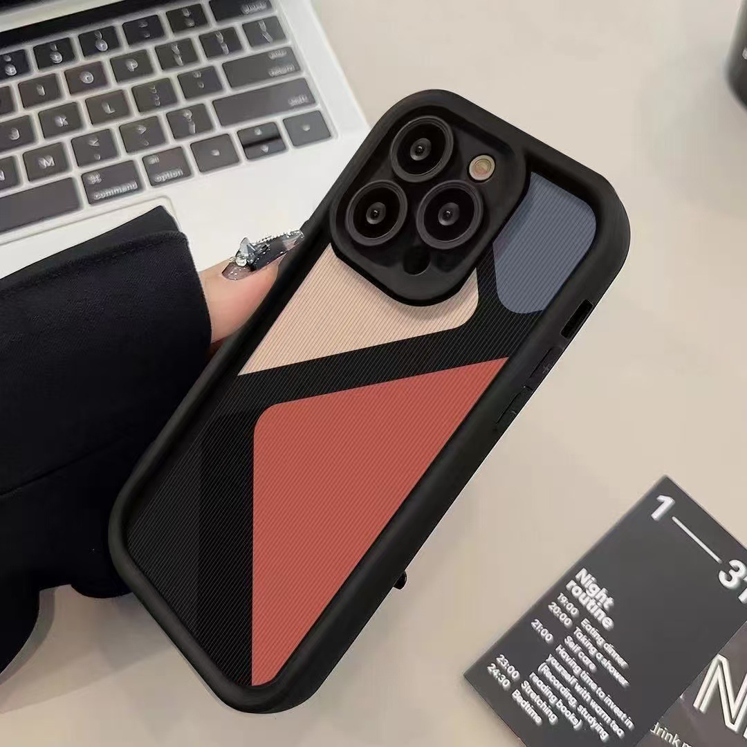 Modelos de pareja para iphone16promax funda para teléfono móvil Apple 15 anti-caída 14 estilo europeo y americano 13pro/12/11x