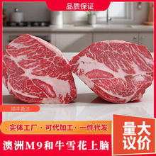 澳洲进口原切和牛M9上脑牛排家用商用牛扒工厂直发顺丰包邮纯肉