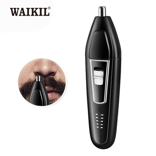 Three-in-One Reversible Rotary Shaver with Removable Washable Blade Nose Hair Trimmer and Washable Electric Hair Cutter