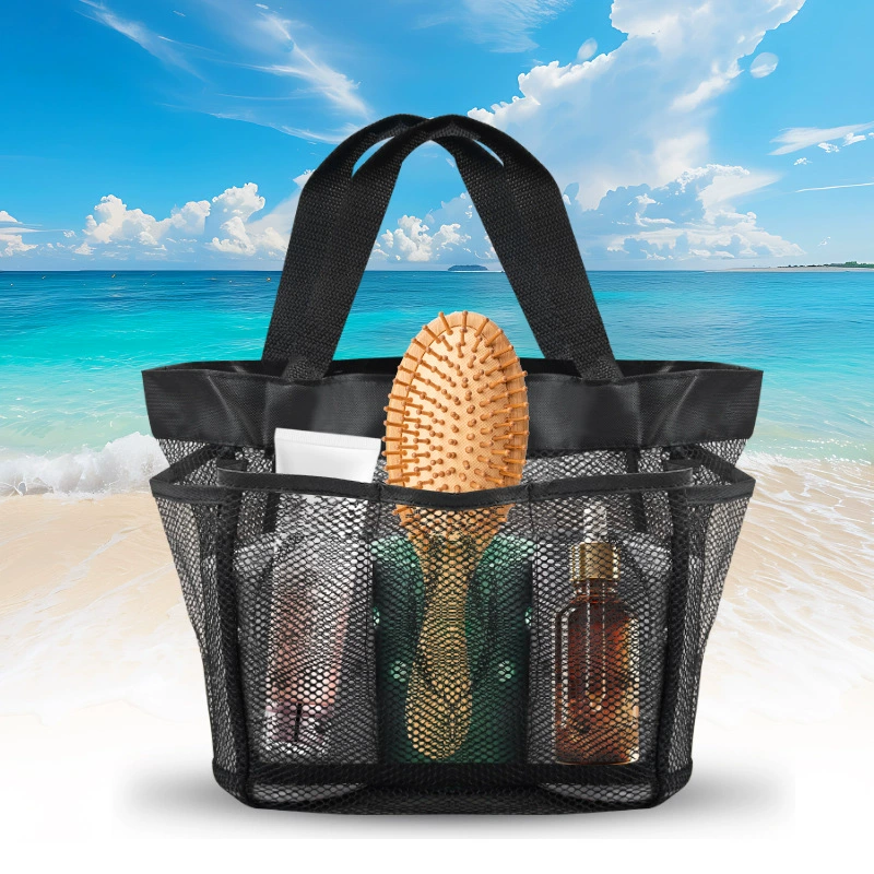 Пляжная сумка для путешествий через границу, сетчатая сумка для туалетных принадлежностей, сумка для фитнеса, сумка для купания, косметичка, косметичка