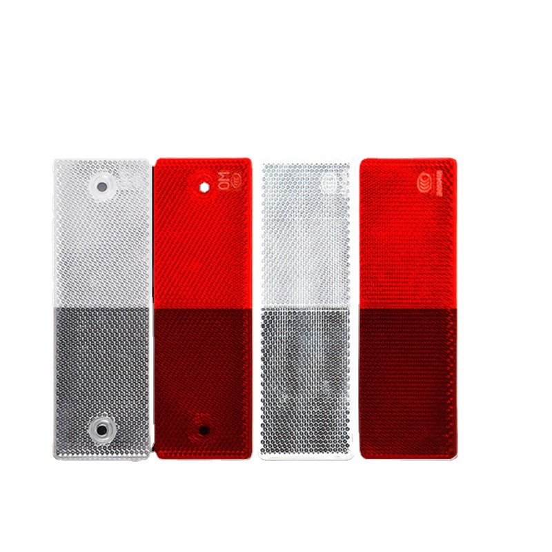 Retroreflective sticker, plastic night reflector