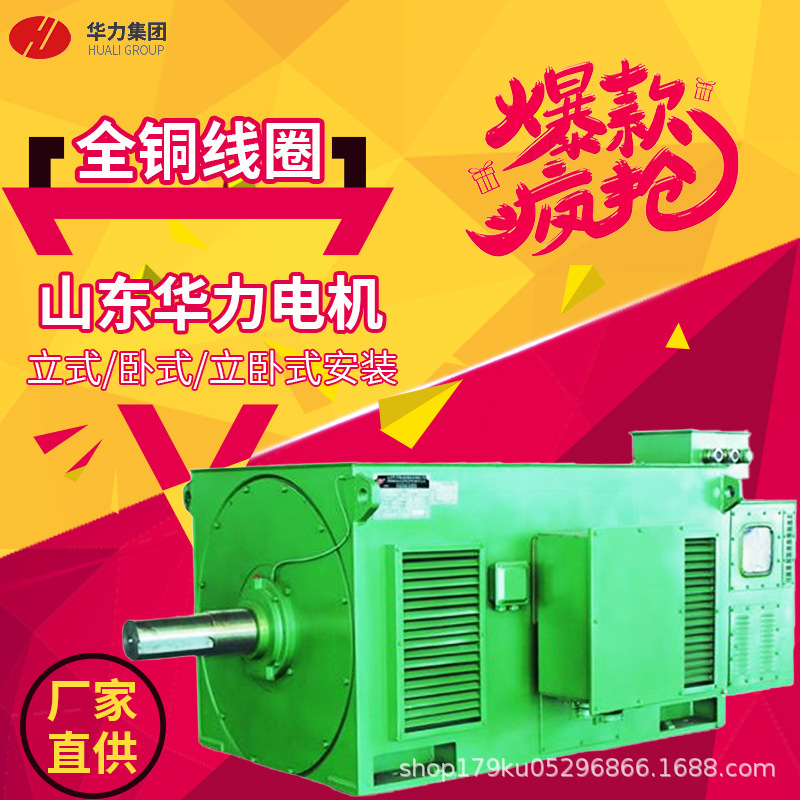 山东华力电机马达厂家直供YR绕线式高压电动机三相异步高效节能