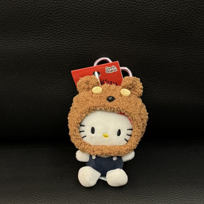 可爱头套kitty猫包包挂件毛绒玩偶钥匙扣小挂饰公仔礼物kitty挂件|undefined
