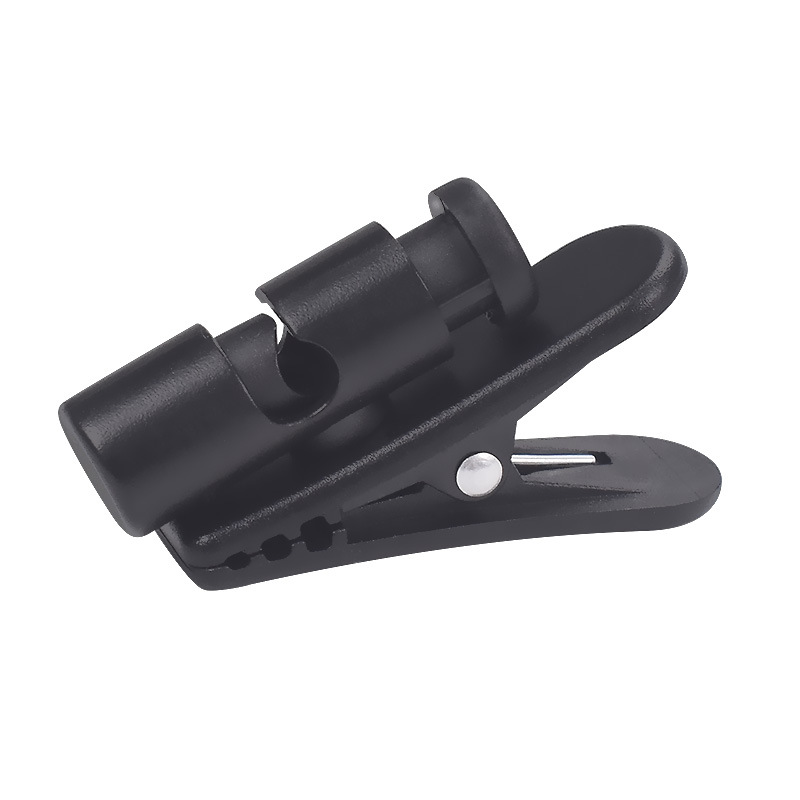 Clip de cable para auriculares 360 grados de rotación deportes anti-perdida fija especial para auriculares Cable de ajuste de espesor longitud clip de plástico