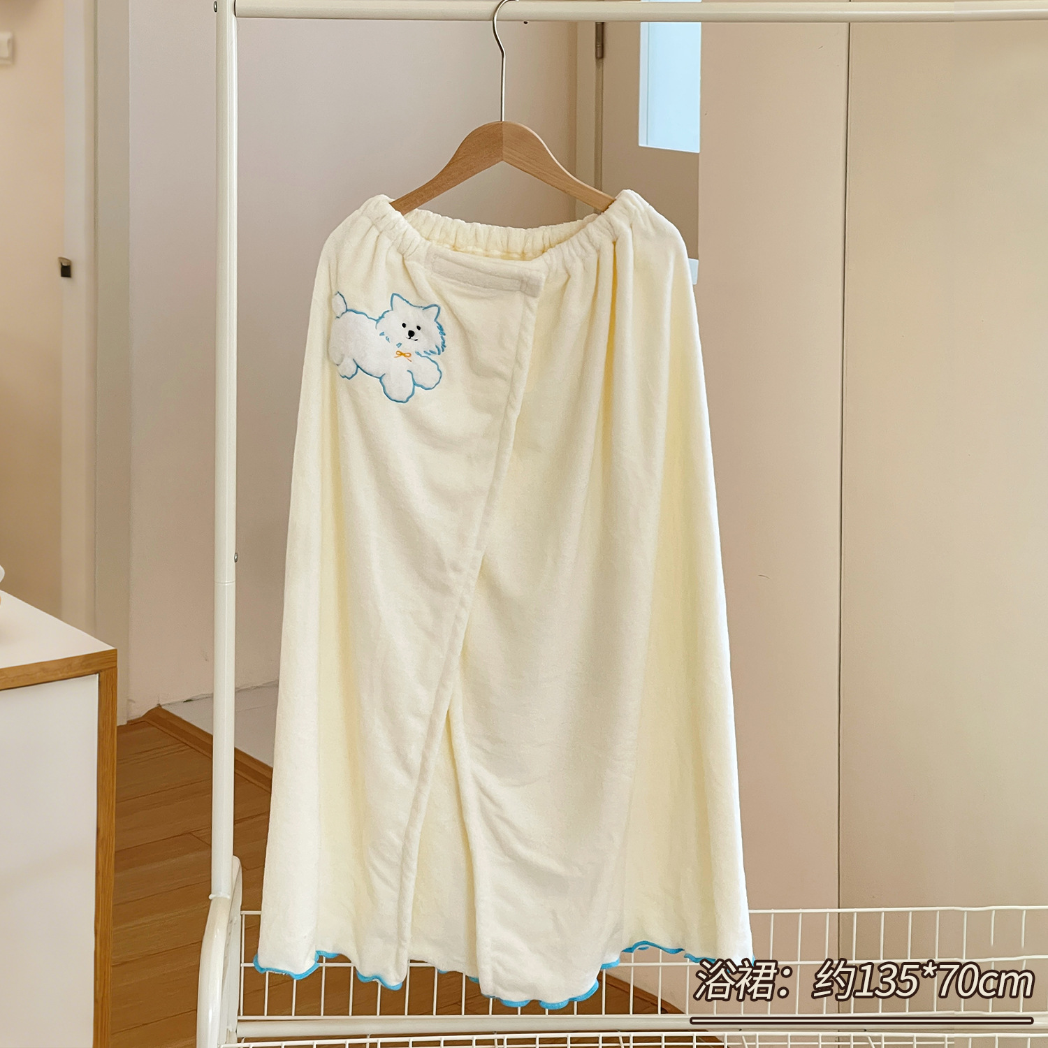 Nuevas toallas de baño de absorción de agua de secado rápido para mujeres baño doméstico gran toalla dormitorio de estudiantes lindos vestidos envueltos set de vestido de baño