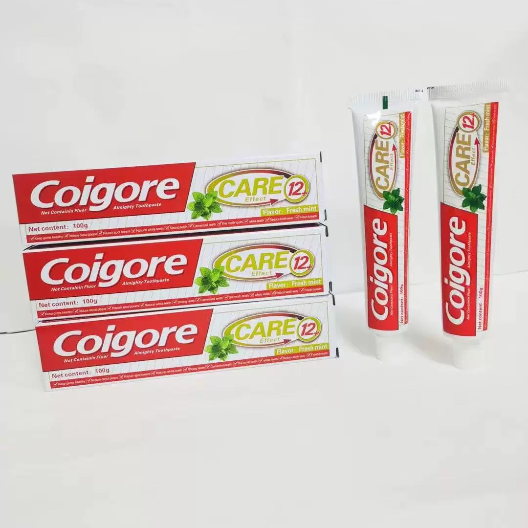 外贸牙膏出口非洲英文牙膏 成人牙膏厂家批发亚马逊日用品