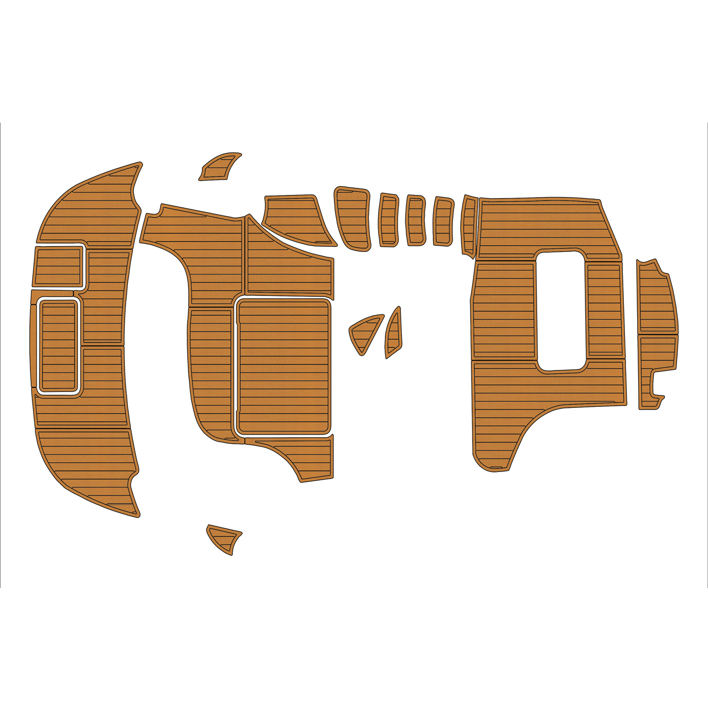 1994-1999 Sealine F36 Statesman  Faux Teak Marine fuax Floor