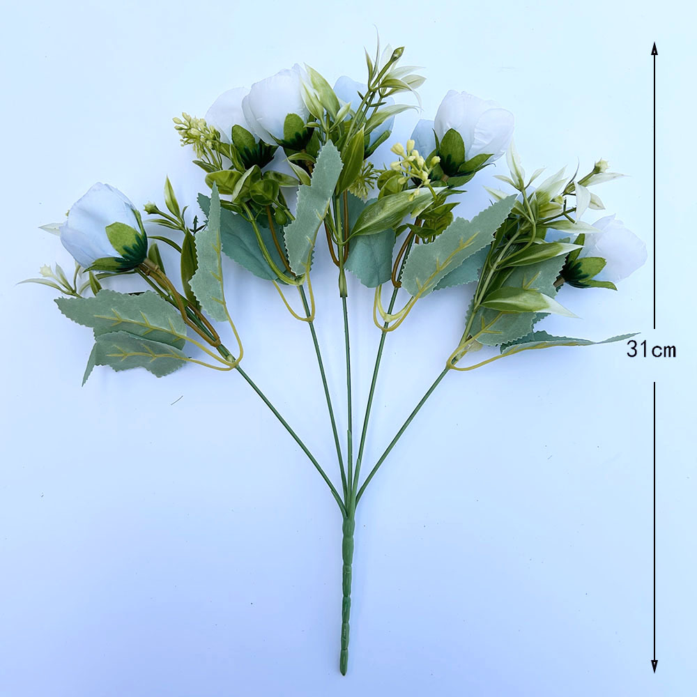 Artificial Peony Buds Decorative Silk Flowers For Wedding Decor_voghion.com