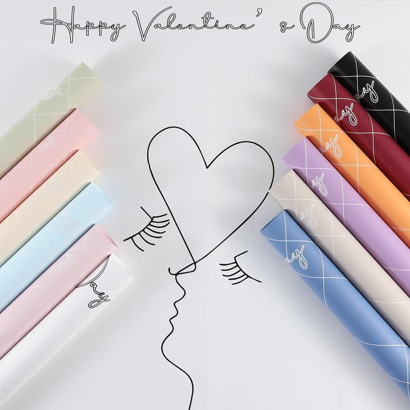 Foreign trade explosions happy every day flower wrapping paper Tanabata Festival flower bouquet wrapping paper floral packaging materials Foreign trade explosions happy every day flower wrapping paper Tanabata Festival flower bouquet wrapping paper floral packaging materials